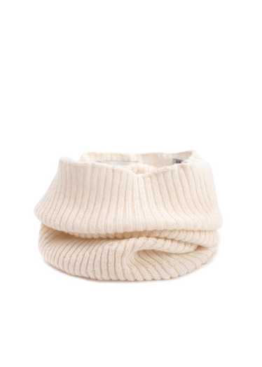 Managed by hewi Barrie Cream Ribbed Cashmere Snood