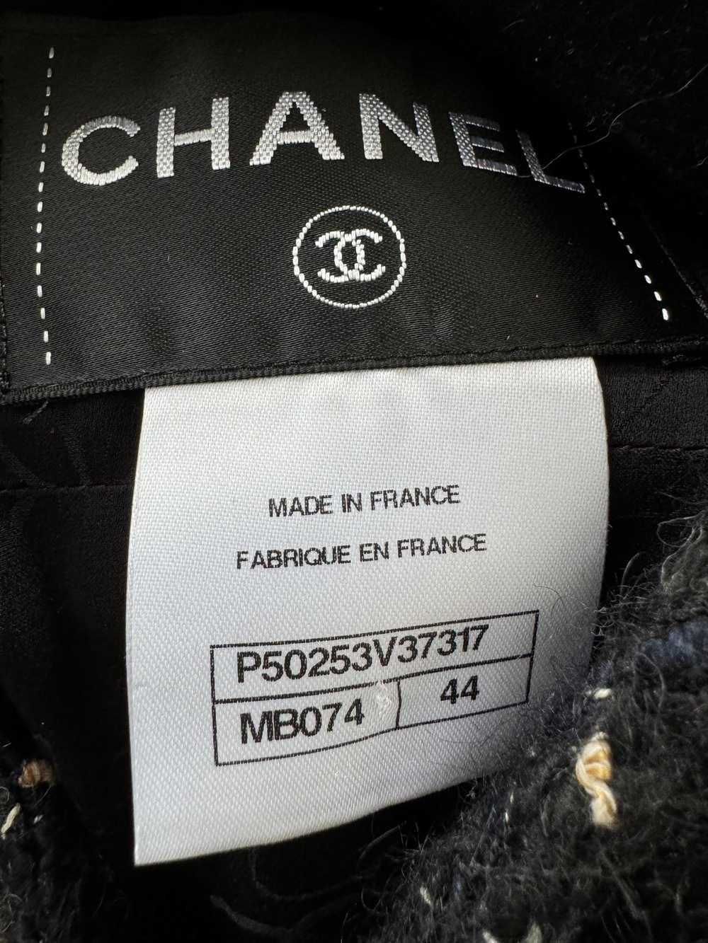 Product Details Chanel Black Multi Pocket Tweed T… - image 2