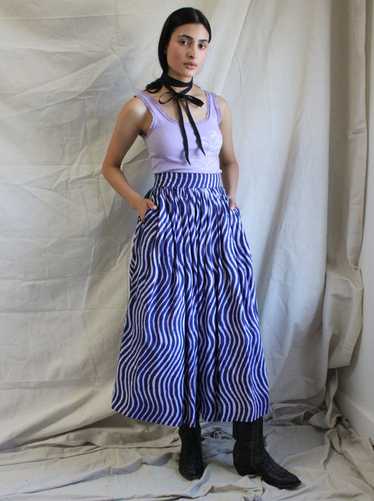 Dries Van Noten Wavy Striped Skirt
