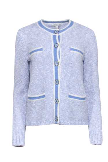 J.Crew - Light Blue & Lavender Blend Button Front… - image 1