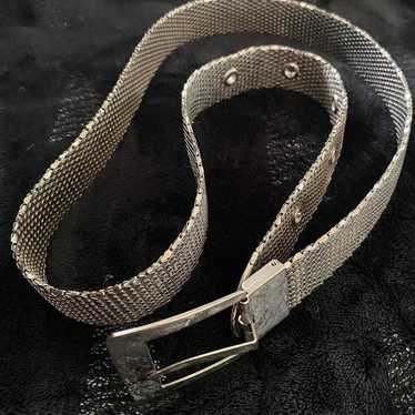 Women's Silver and Grey Belt - image 1