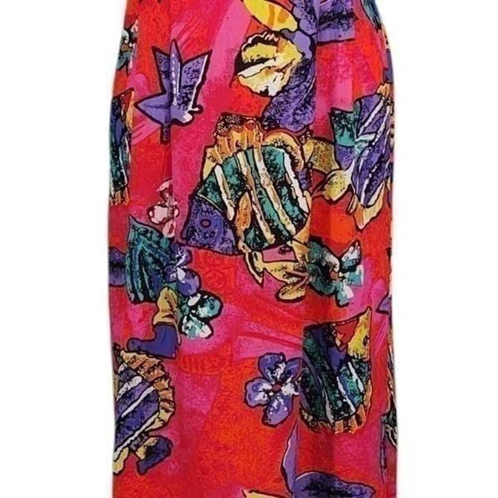 Vintage Hilo Hattie Hawaiian Sleeveless Maxi Dres… - image 4