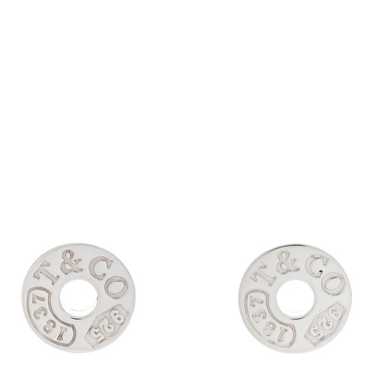 TIFFANY Sterling Silver 1837 Circle Earrings