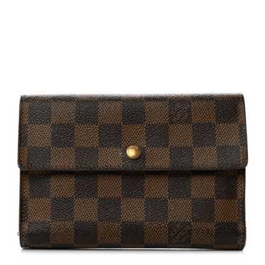 LOUIS VUITTON Damier Ebene Porte Tresor Etui Papi… - image 1