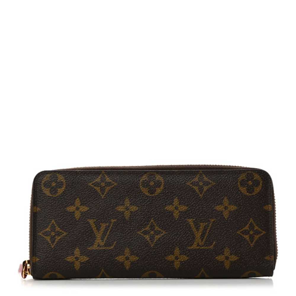 LOUIS VUITTON Monogram Clemence Wallet Fuchsia - image 1