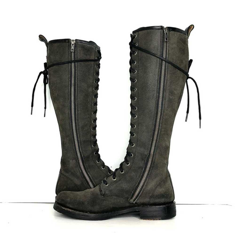 Frye Leather biker boots - image 6
