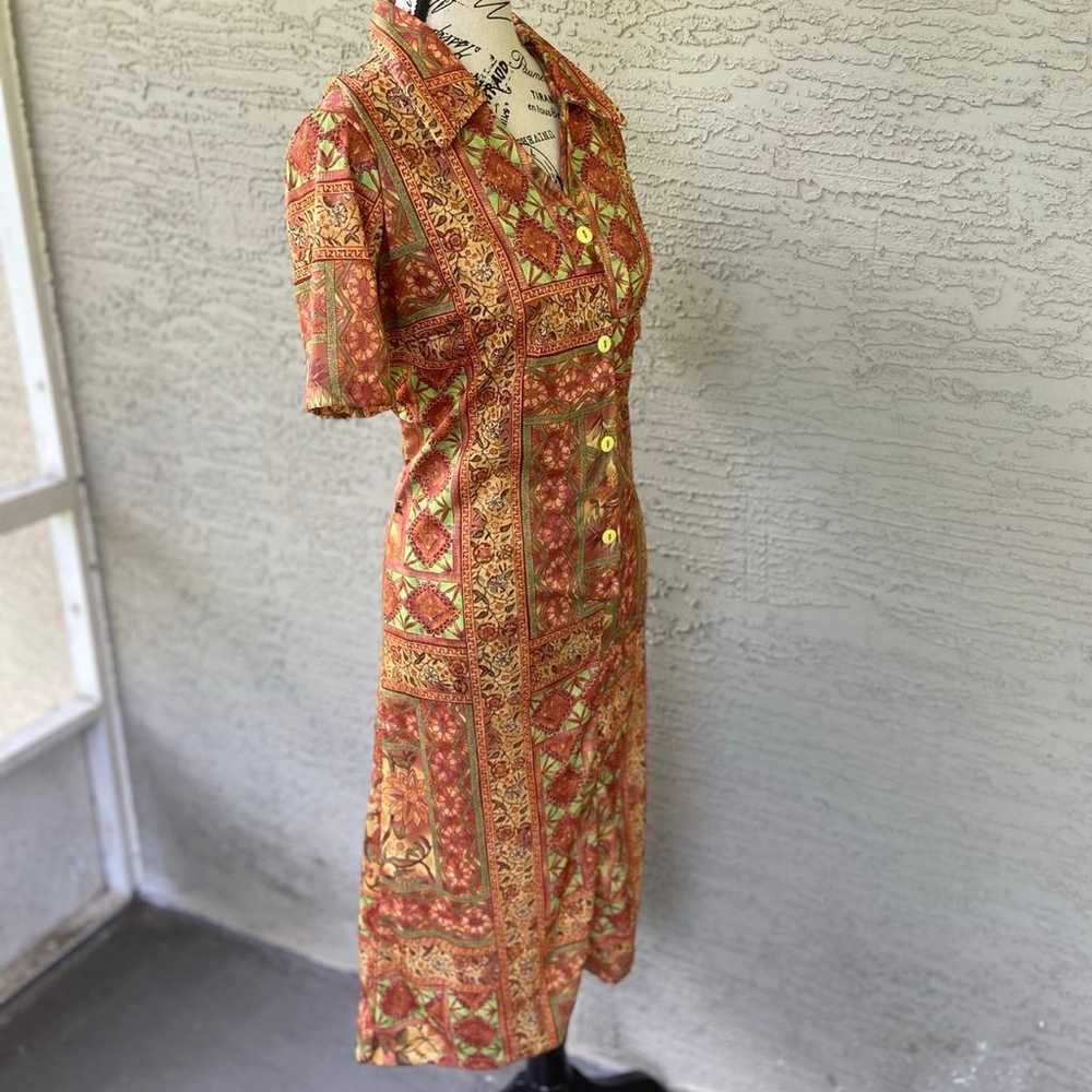 VTG 70s Funky Unique Dress - image 5