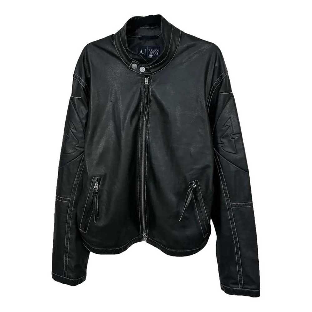 Armani Jeans Leather jacket - image 1