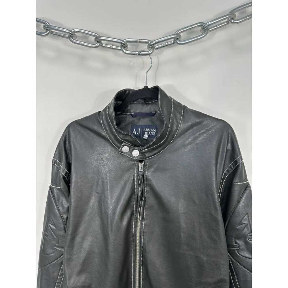 Armani Jeans Leather jacket - image 2