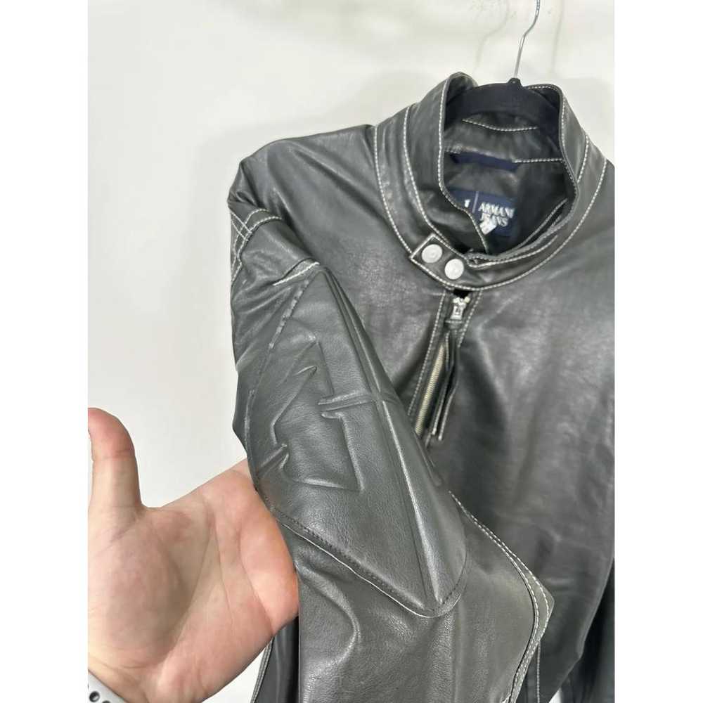 Armani Jeans Leather jacket - image 4