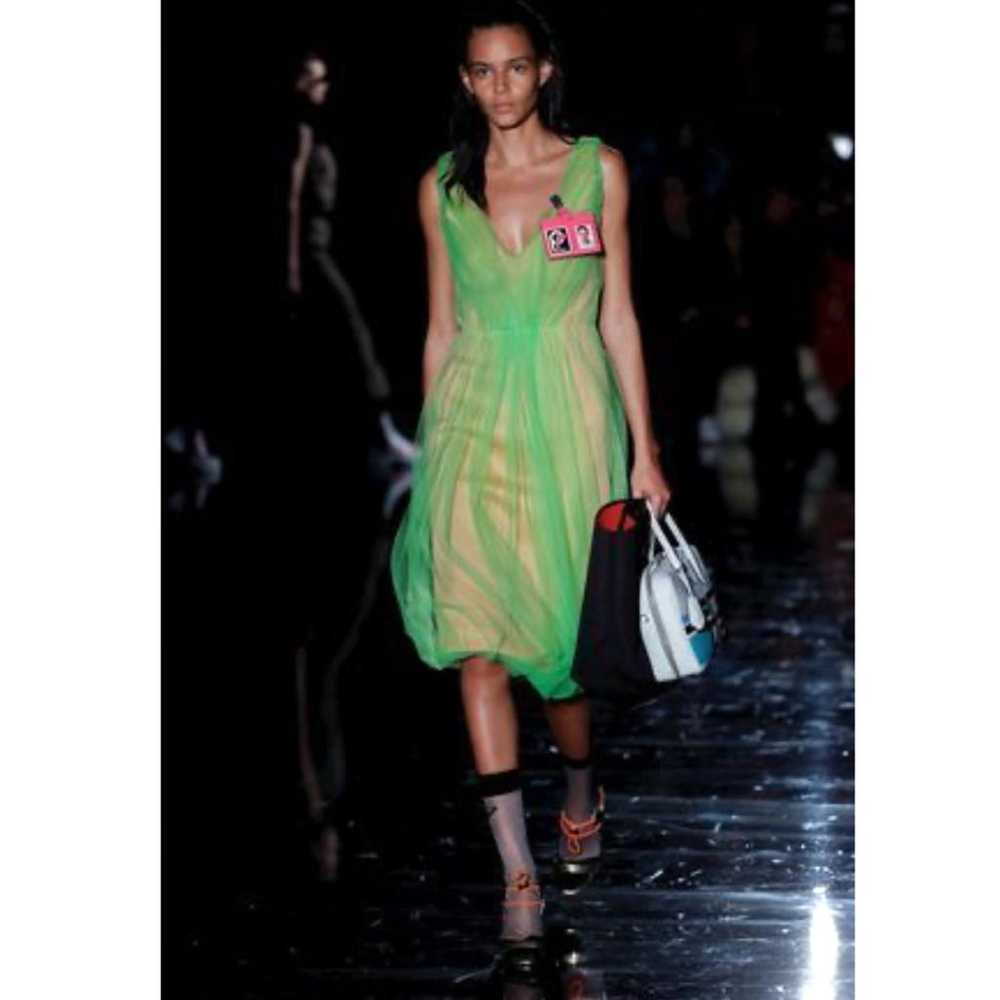 Prada Glitter mid-length dress - image 7