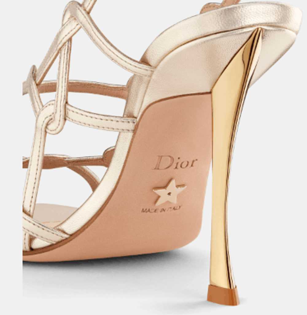 Dior o1bcso1str0524 Heeled Sandals in Golden - image 6