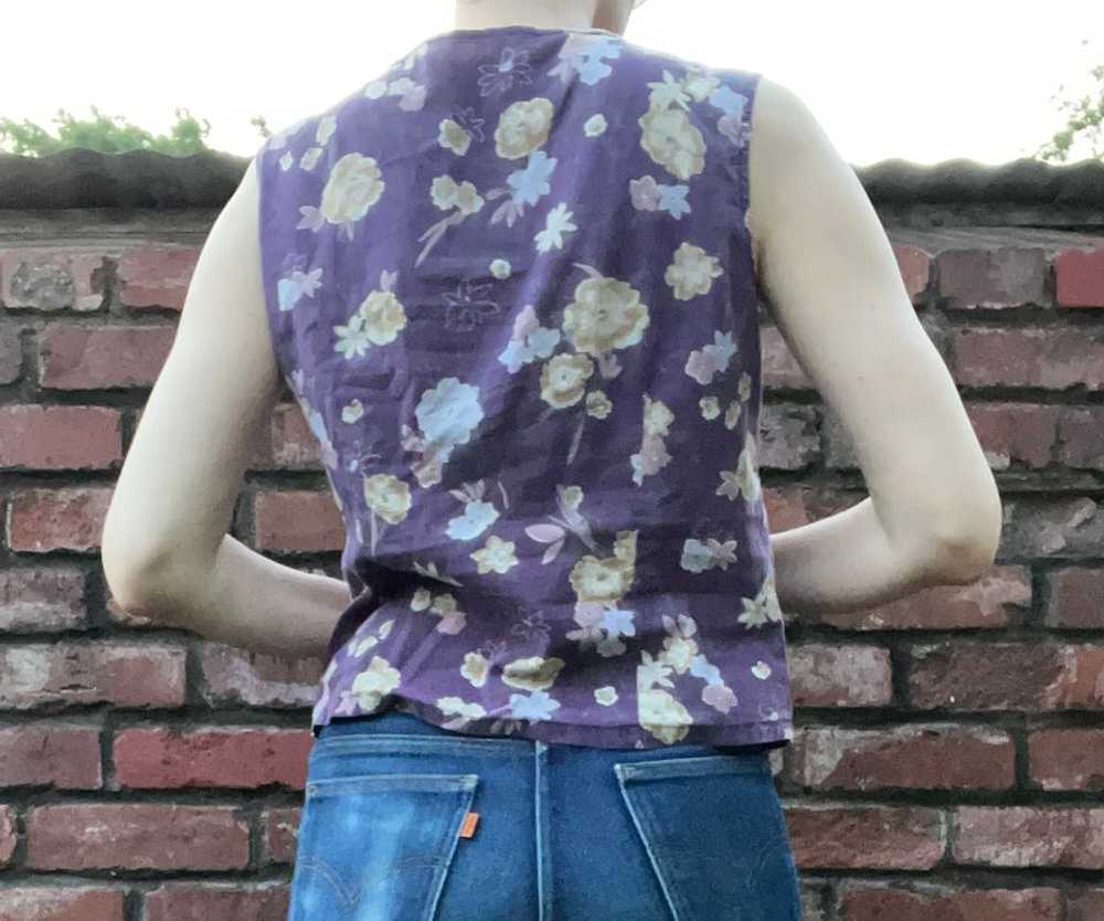 Painterly floral tank (Unlisted) | Used, Secondha… - image 2