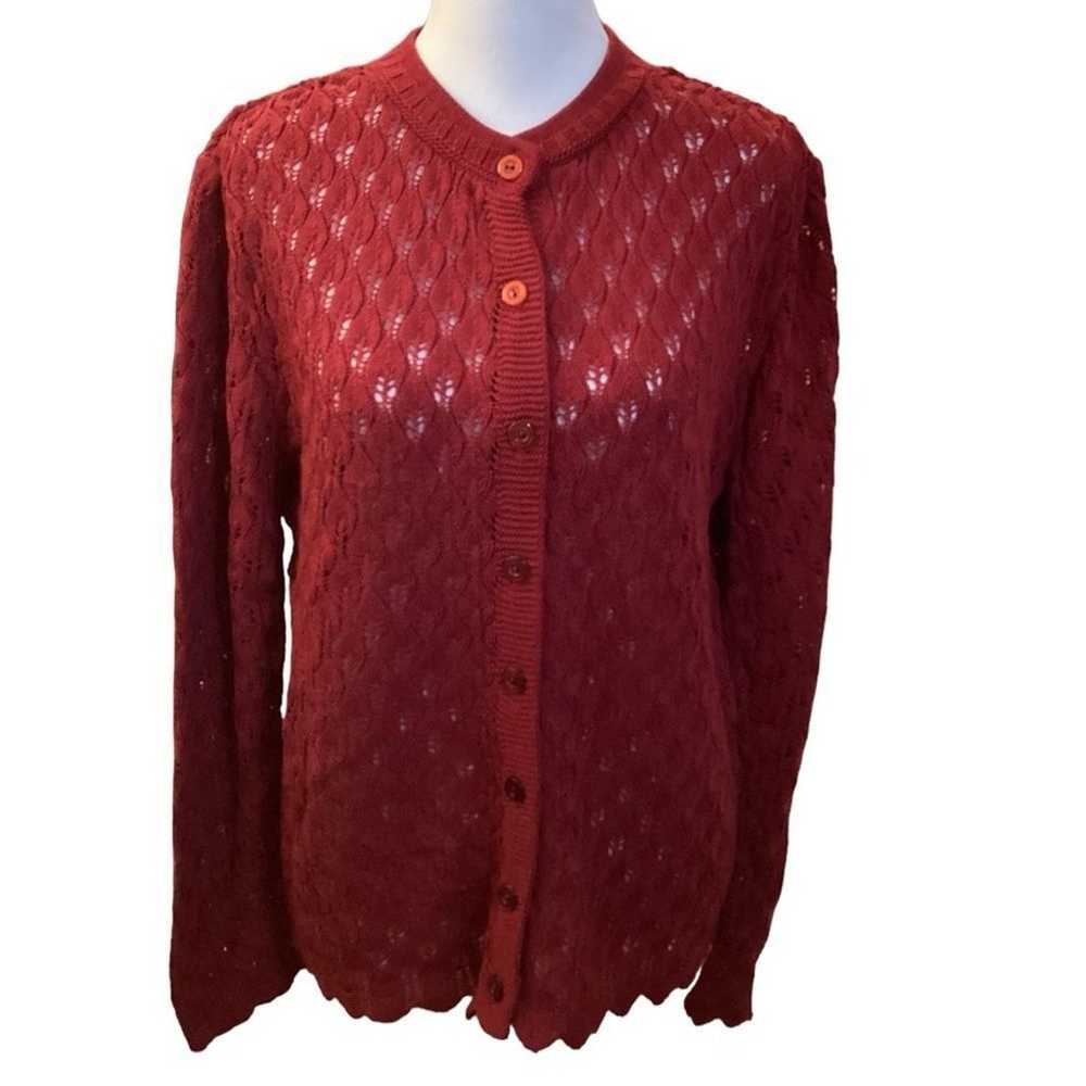 HABAND Womens Vintage Button Up CARDIGAN SWEATER … - image 1