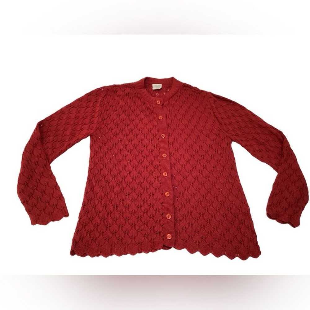 HABAND Womens Vintage Button Up CARDIGAN SWEATER … - image 3