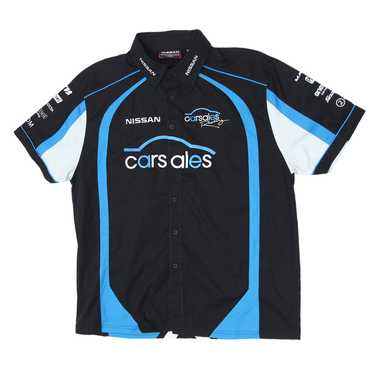 Mens Nissan Nismo Carsales Racing Mechanic Shirt - image 1