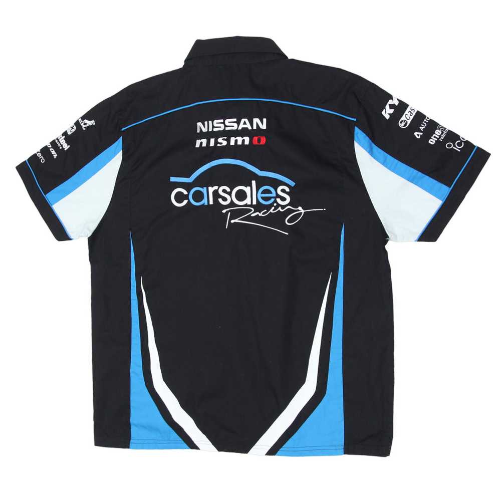 Mens Nissan Nismo Carsales Racing Mechanic Shirt - image 2