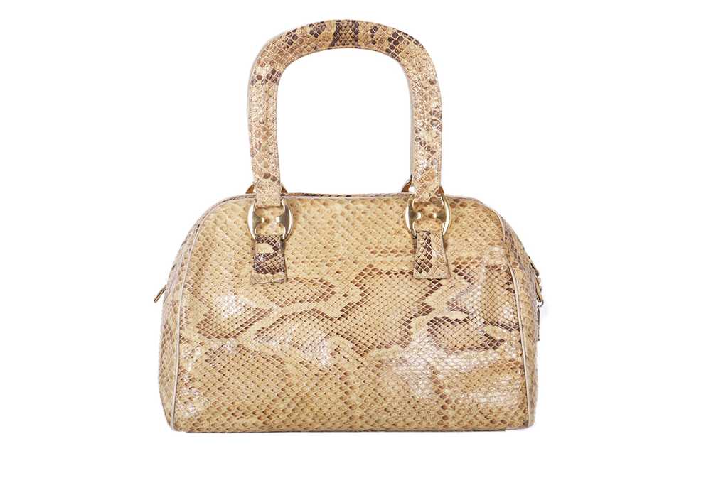 VTG PYTHON MINI BOSTON BAG - image 1