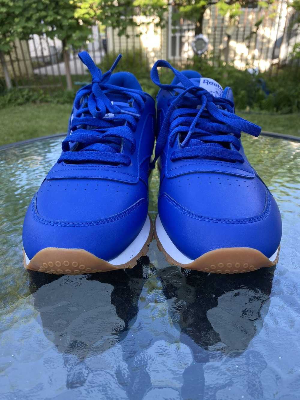 Reebok Reebok Classic Leather Shoes Royal Blue Wh… - image 6