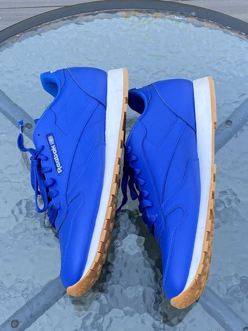 Reebok Reebok Classic Leather Shoes Royal Blue Wh… - image 9