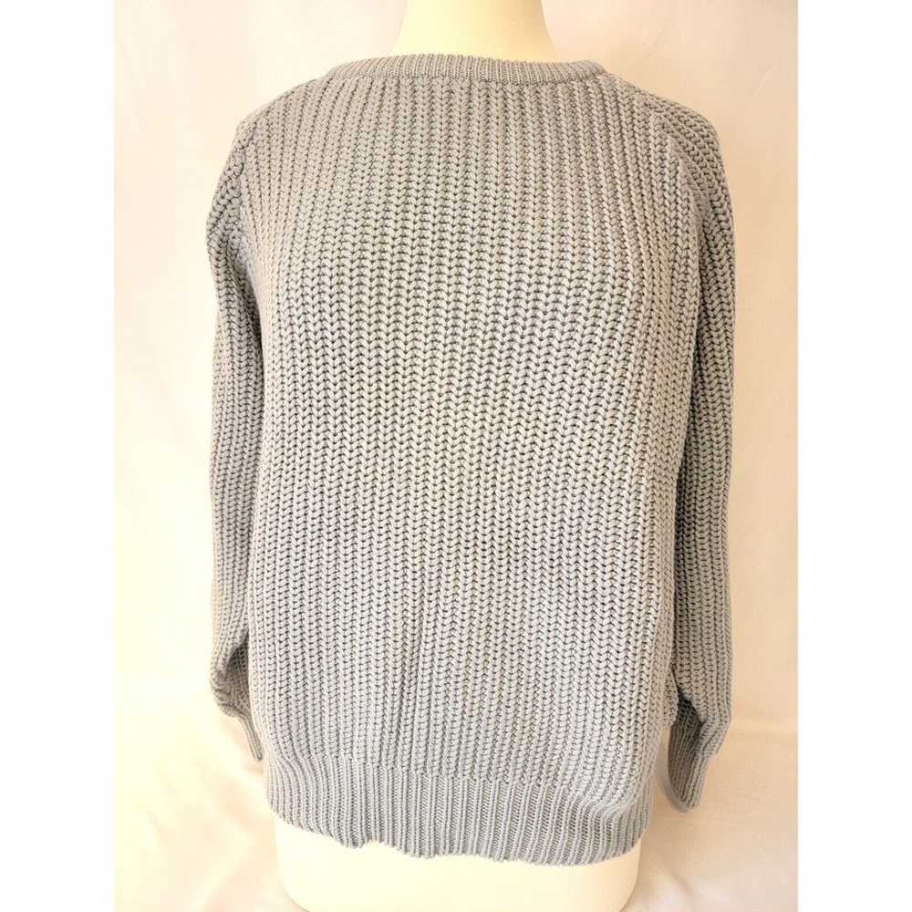 Vintage ZORAN Sweater Gray Size Medium Thick Boxy… - image 1