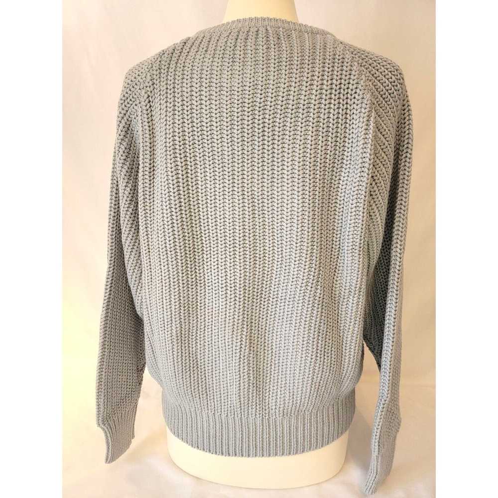 Vintage ZORAN Sweater Gray Size Medium Thick Boxy… - image 3