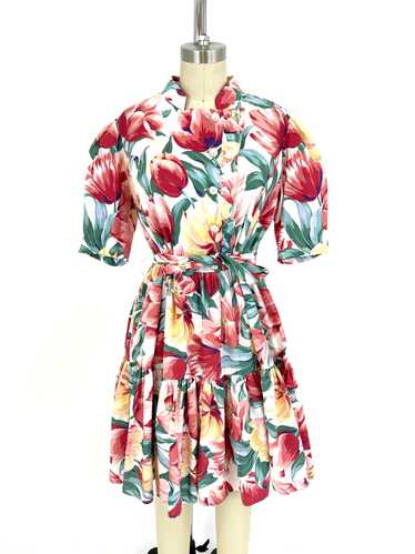 Batsheva Tulip Print Dress