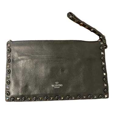 Valentino Garavani Rockstud leather clutch bag