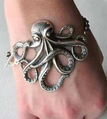 Chain × Cuban Link Chain × Streetwear Octopus Bra… - image 1
