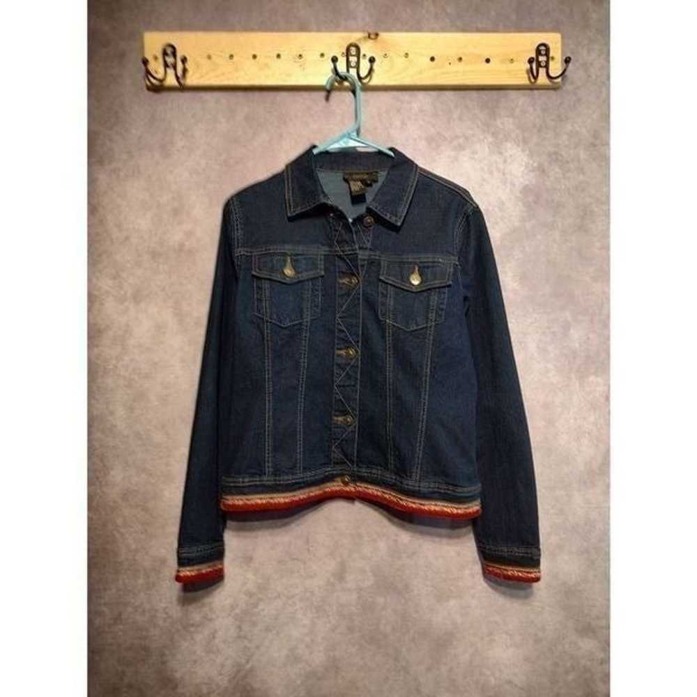 Vintage, Twiggy London, denim jacket size medium - image 1