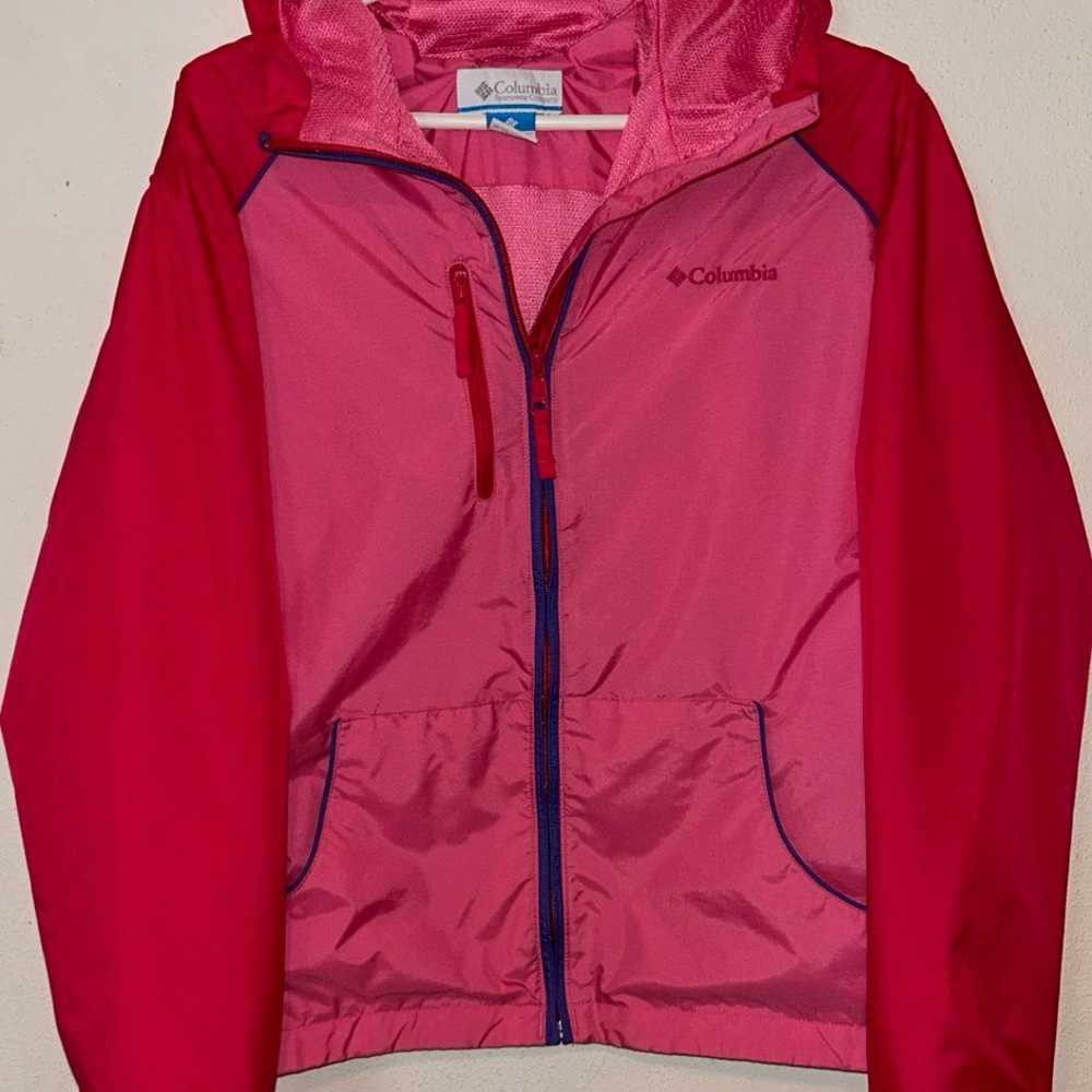 Womens Columbia Windbreaker Jacket sz L - image 1