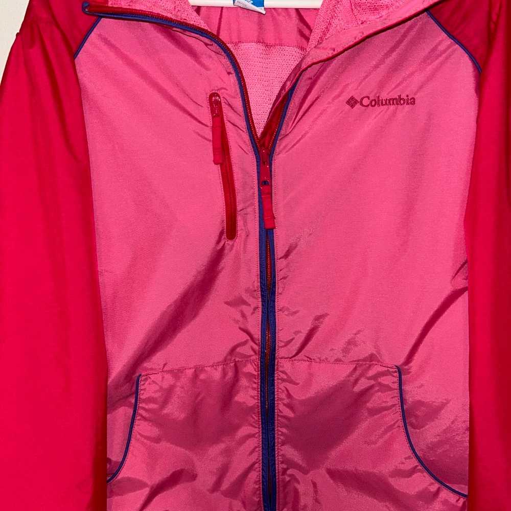 Womens Columbia Windbreaker Jacket sz L - image 2