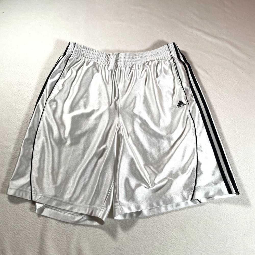 Adidas Adidas Shorts Mens 2XL XXL White Y2K Sweat… - image 1