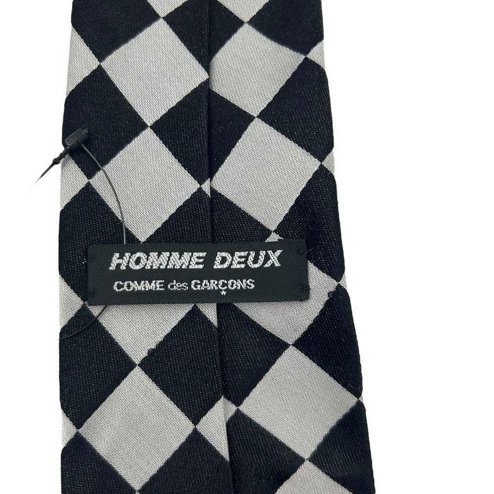COMME des GARCONS HOMME DEUX/Tie/Black/Plaid/ - image 3