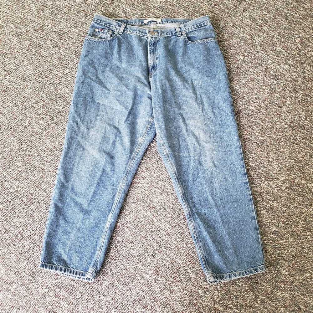 90s/Y2K Tommy Hilfiger Tapered Leg Jeans - image 2