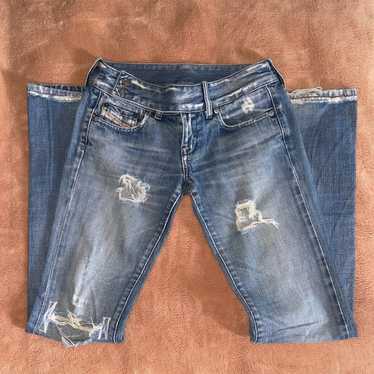 y2k diesel low rise bootcut jeans
