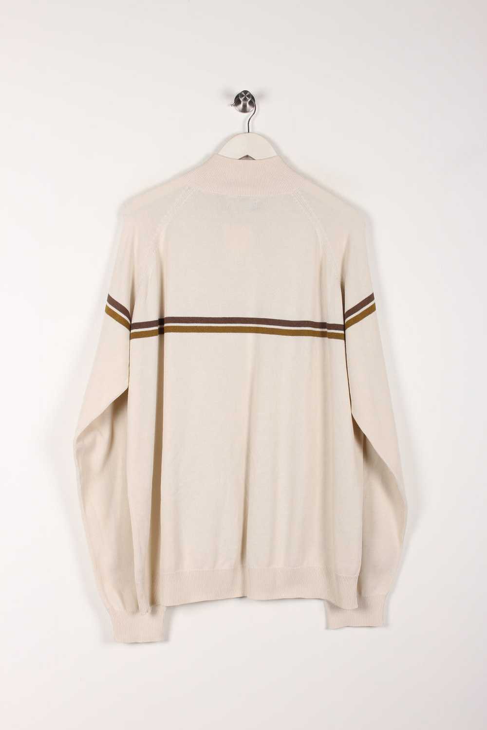 Fred Perry 1/4 Zip Sweatshirt XL - image 3