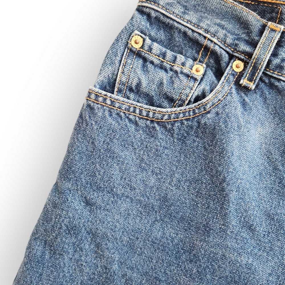 Vintage Levis Jeans Dark Wash High Waisted Classi… - image 4