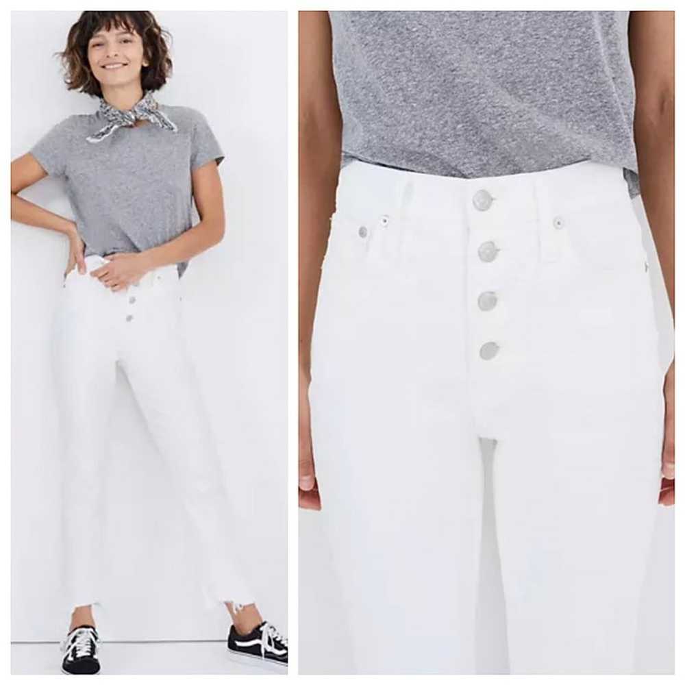 The Perfect Vintage Crop Jean in Tile White: Butt… - image 1
