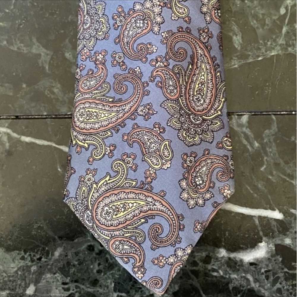 UNWORN VINTAGE 1990s SAKS FIFTH AVENUE SILK TIE B… - image 2