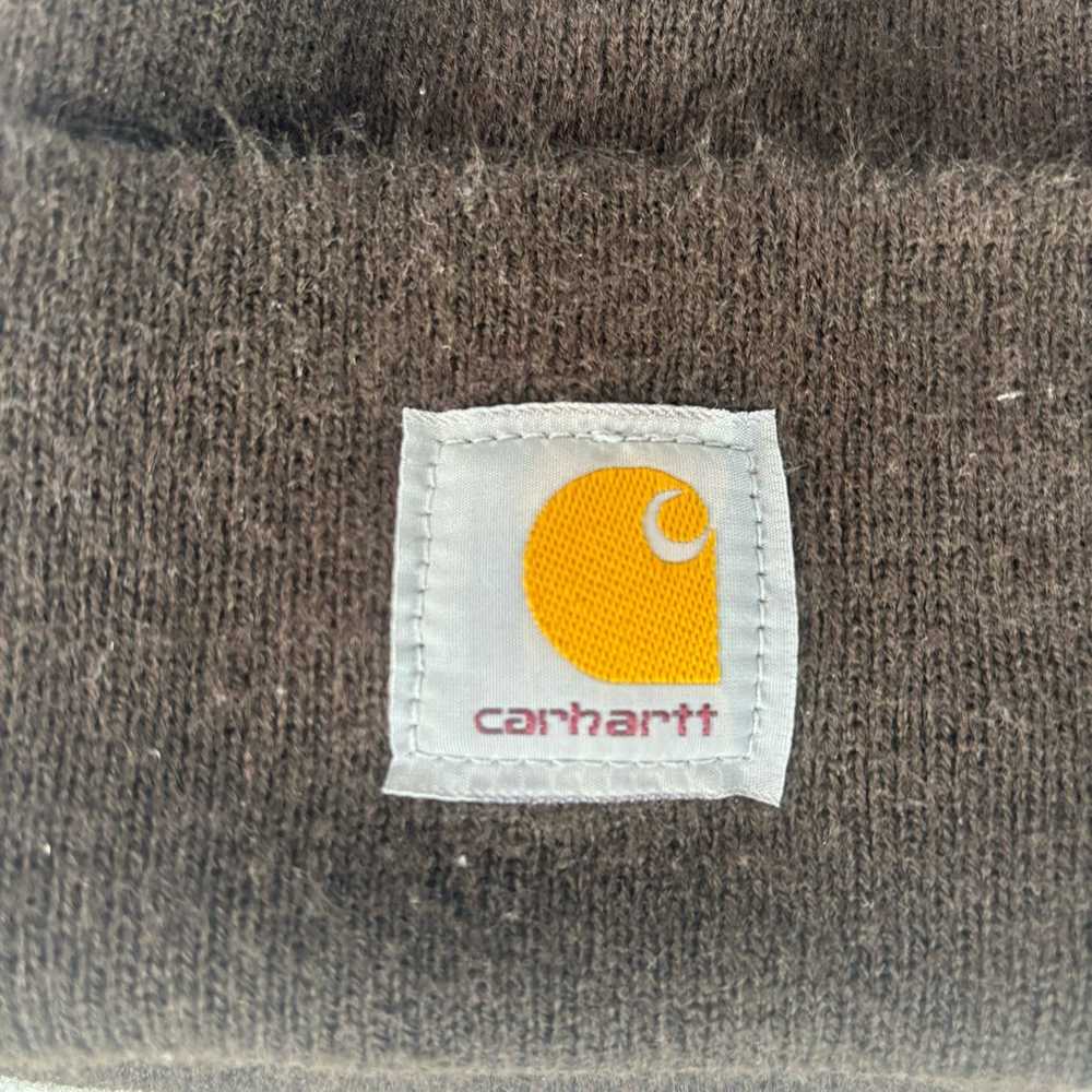 Vintage Carhartt beanie Brown unisex OS - image 2