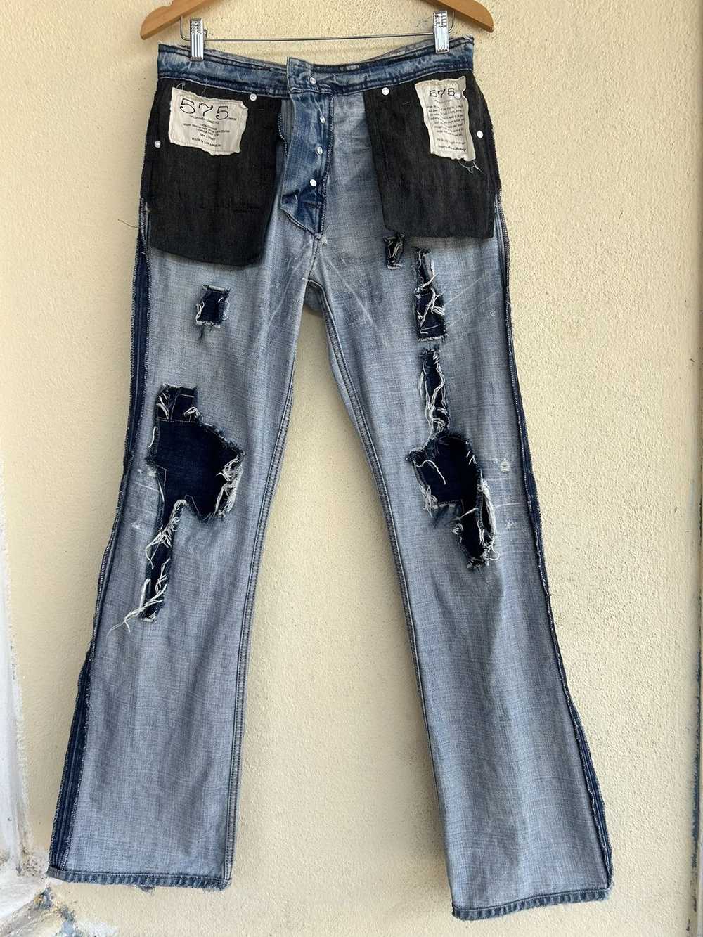 575 × Distressed Denim × Made In Usa 575 Trashed … - image 3