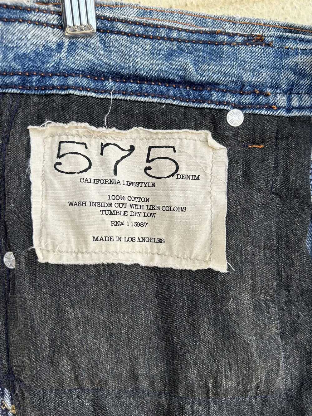 575 × Distressed Denim × Made In Usa 575 Trashed … - image 4