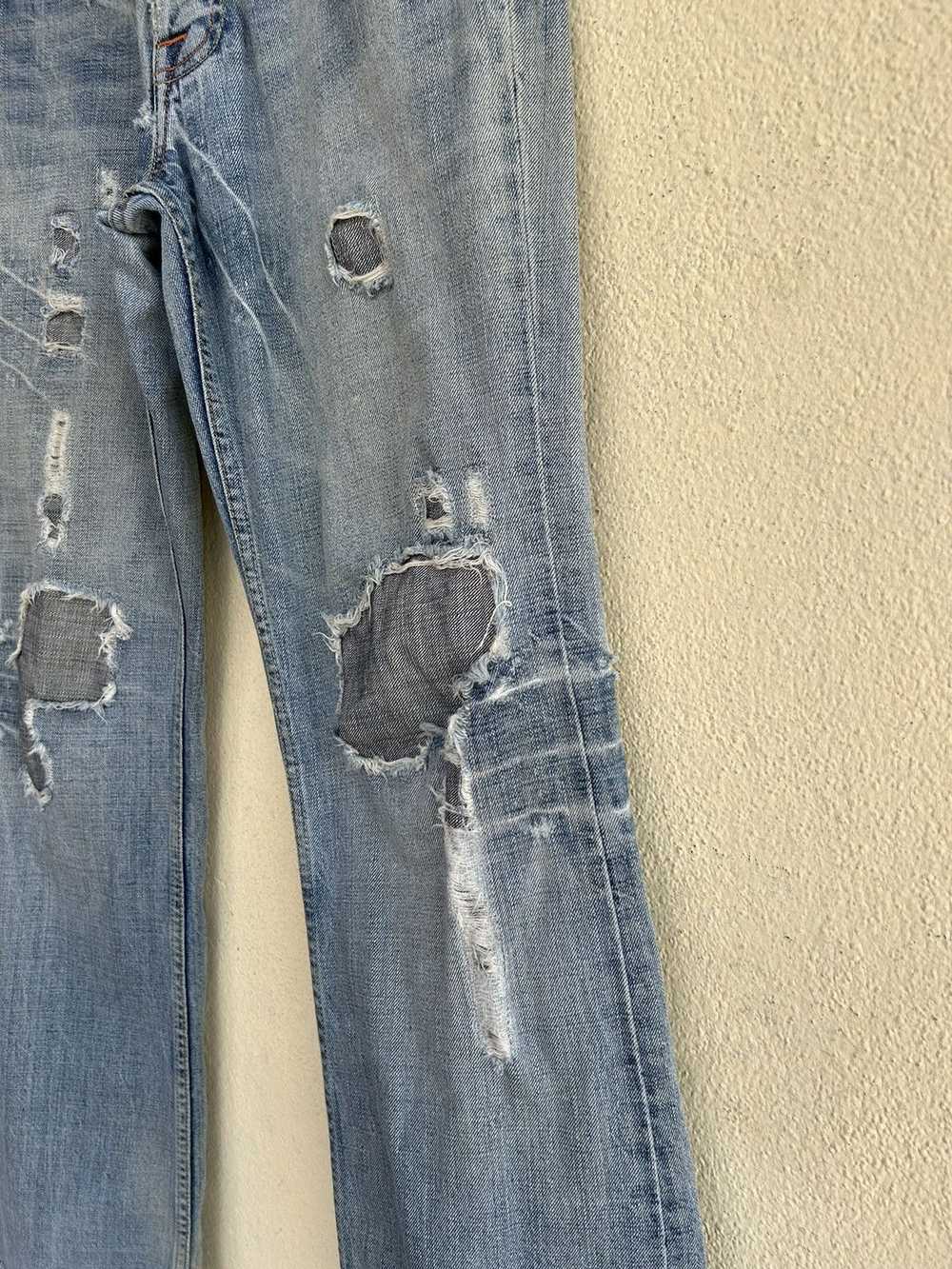 575 × Distressed Denim × Made In Usa 575 Trashed … - image 7