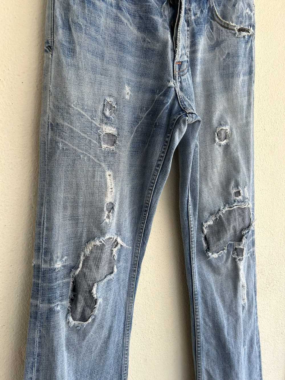 575 × Distressed Denim × Made In Usa 575 Trashed … - image 8