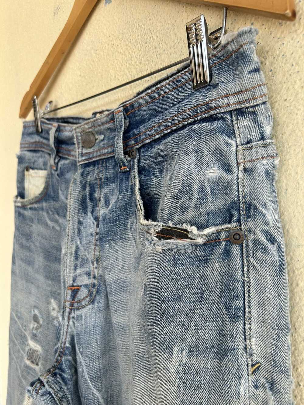 575 × Distressed Denim × Made In Usa 575 Trashed … - image 9