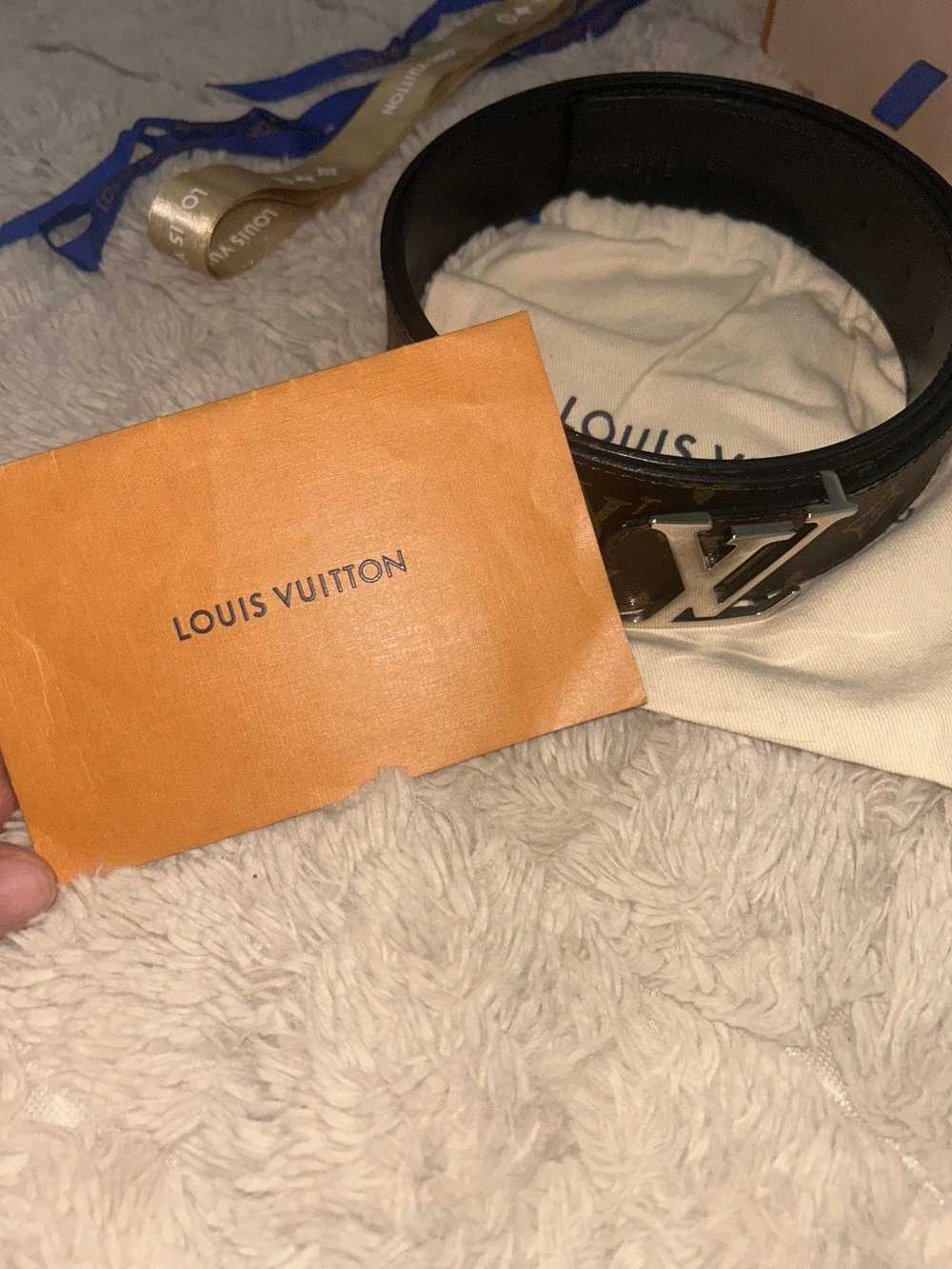 Louis Vuitton BROWN MONOGRAM LV MENS BELT - image 2