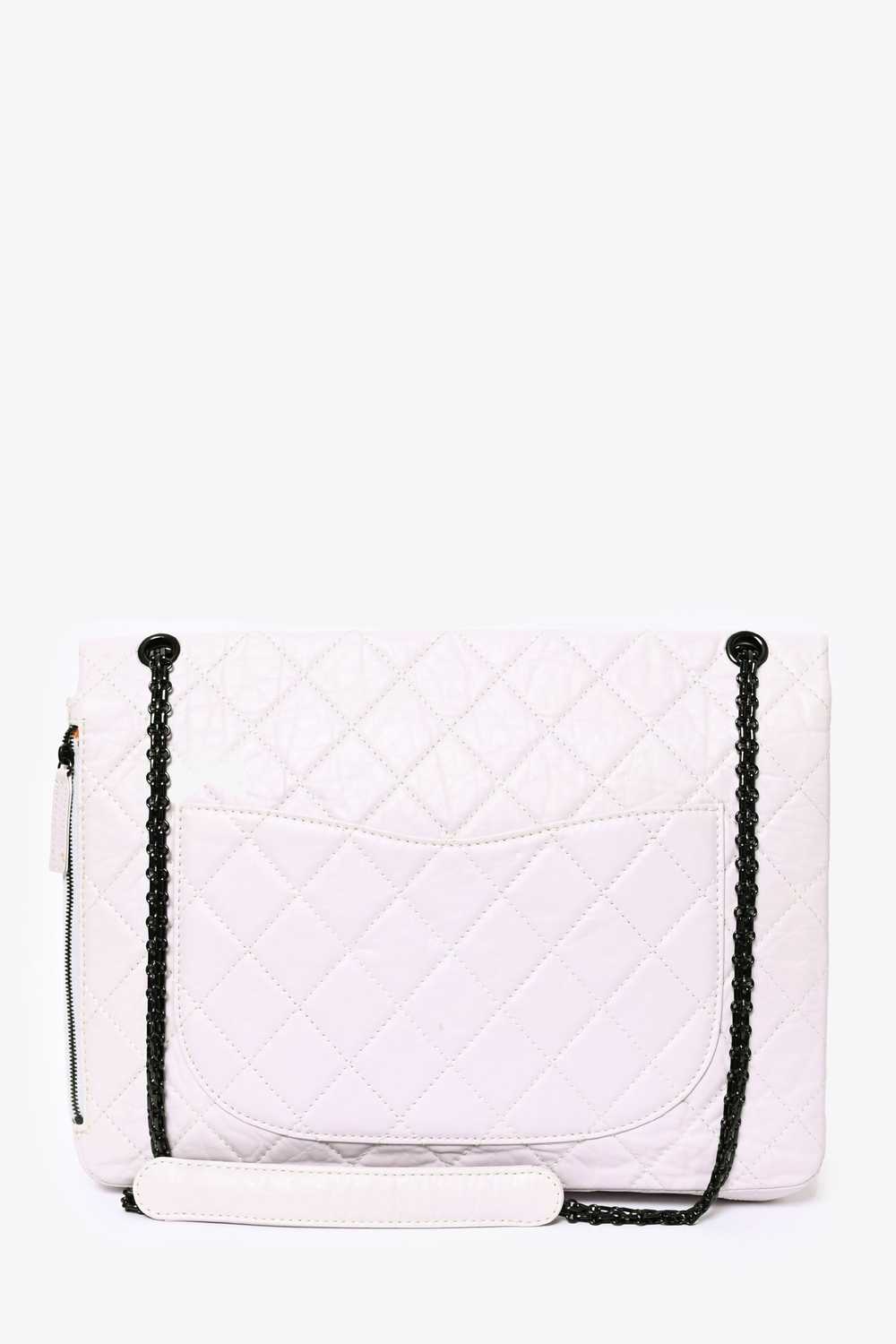 Pre-Loved Chanel™ 2008/9 Grey Leather Quilted 2.5… - image 2