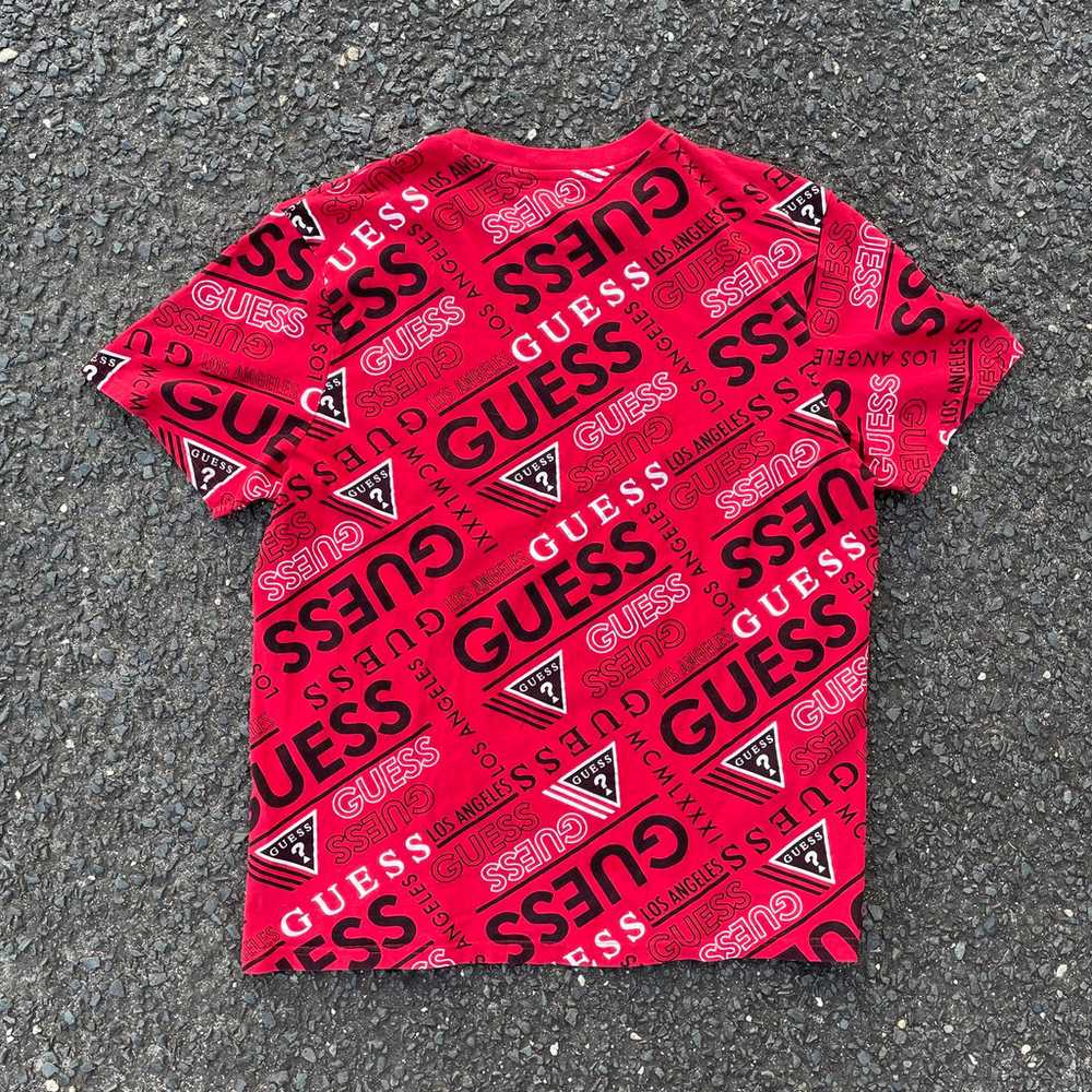 Red Guess Los Angeles T-Shirt (XL) - image 4