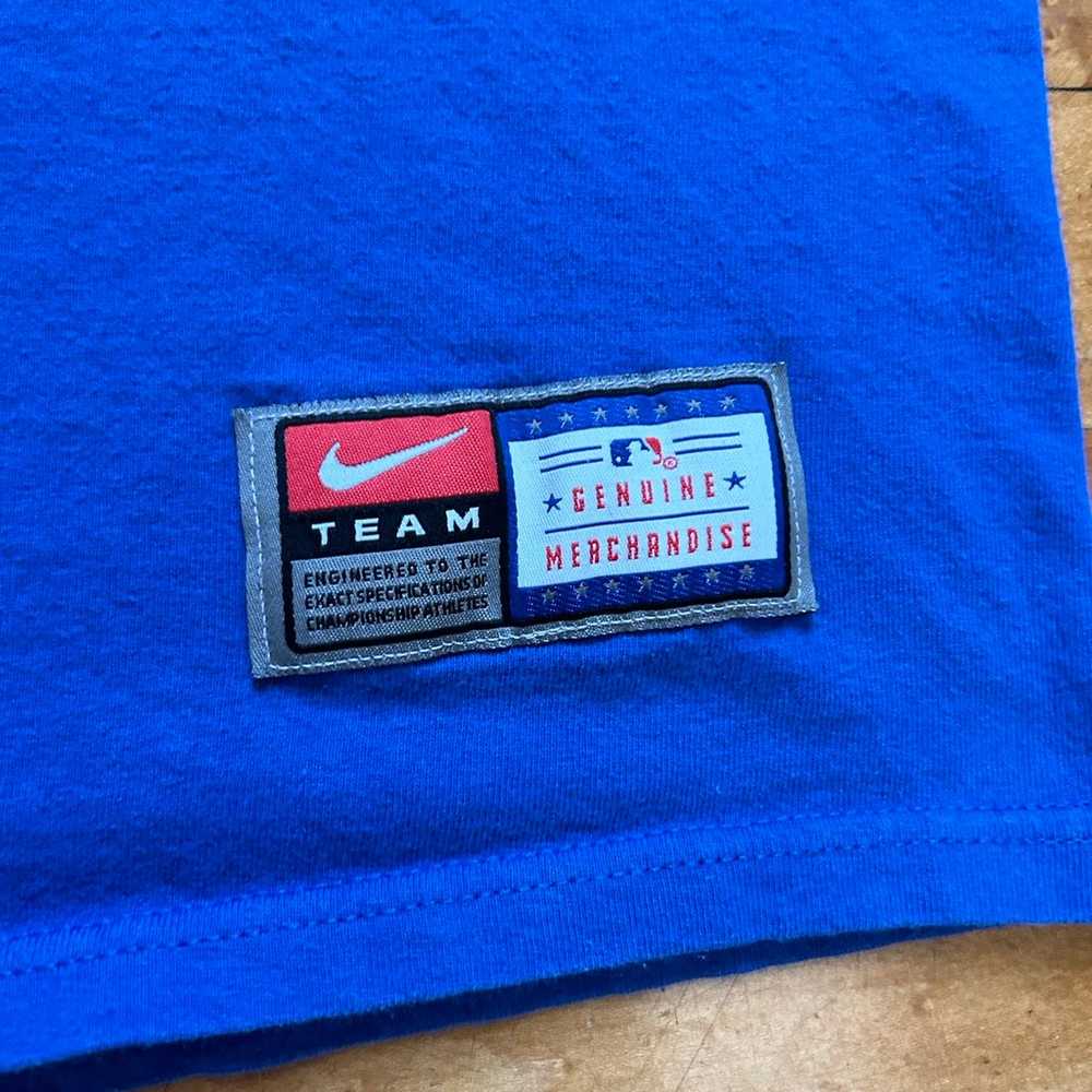 Vintage Nike MLB Chicago Cubs Center Swoosh T-Shi… - image 3